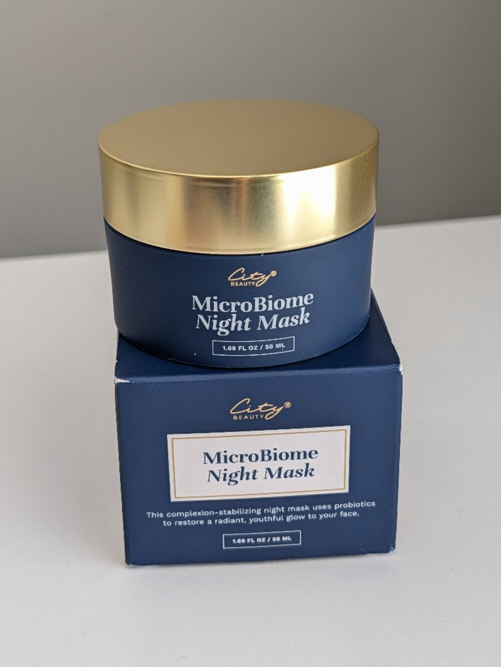 City Beauty MicroBiome Night Mask 1.69oz (50ml) SEE MFG Info on Box SEALED